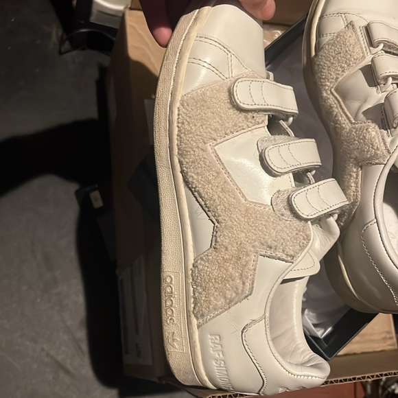 Adidas Stan Smith RAF Simmons Comfort Badge Cream White - Picture 6 of 8